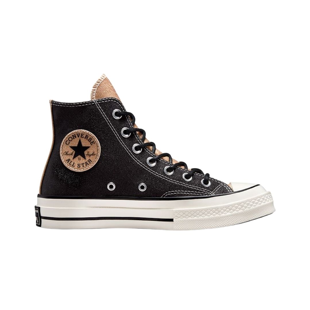 converse nere oro